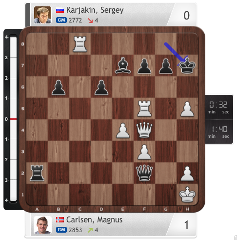Carlsen - Karjakin the last move